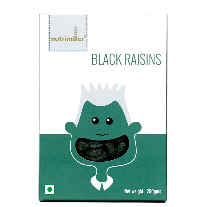 Black Raisins - (Afgani Black Raisin / Kali Draksh)- 250 grams